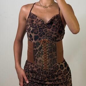 Tan Under Bust Belt S/M